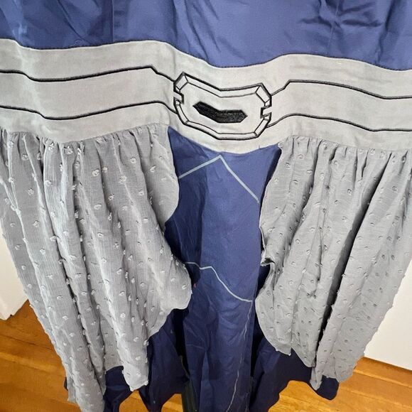 Her Universe Star Wars Ahsoka Tano Retro Dress Blue Nwt Size 20 - Picture 3 of 8
